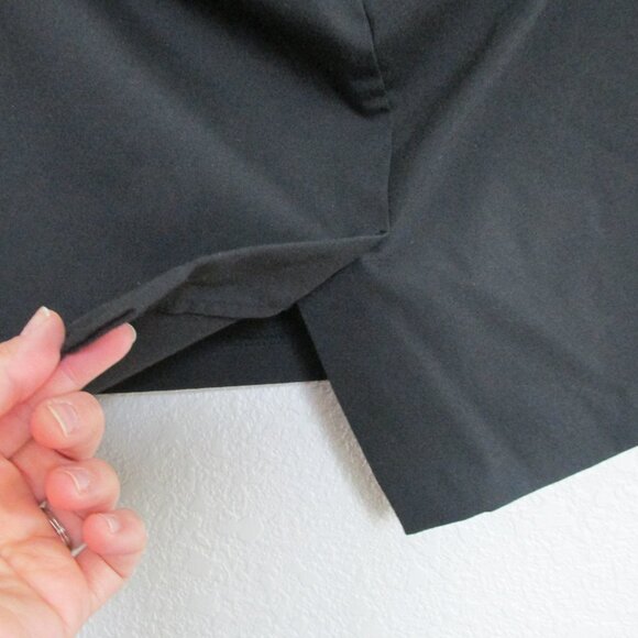 Motherhood Maternity Knee Length Skirt‎ Womens Large Black Back Slit Elastic - Picture 4 of 4